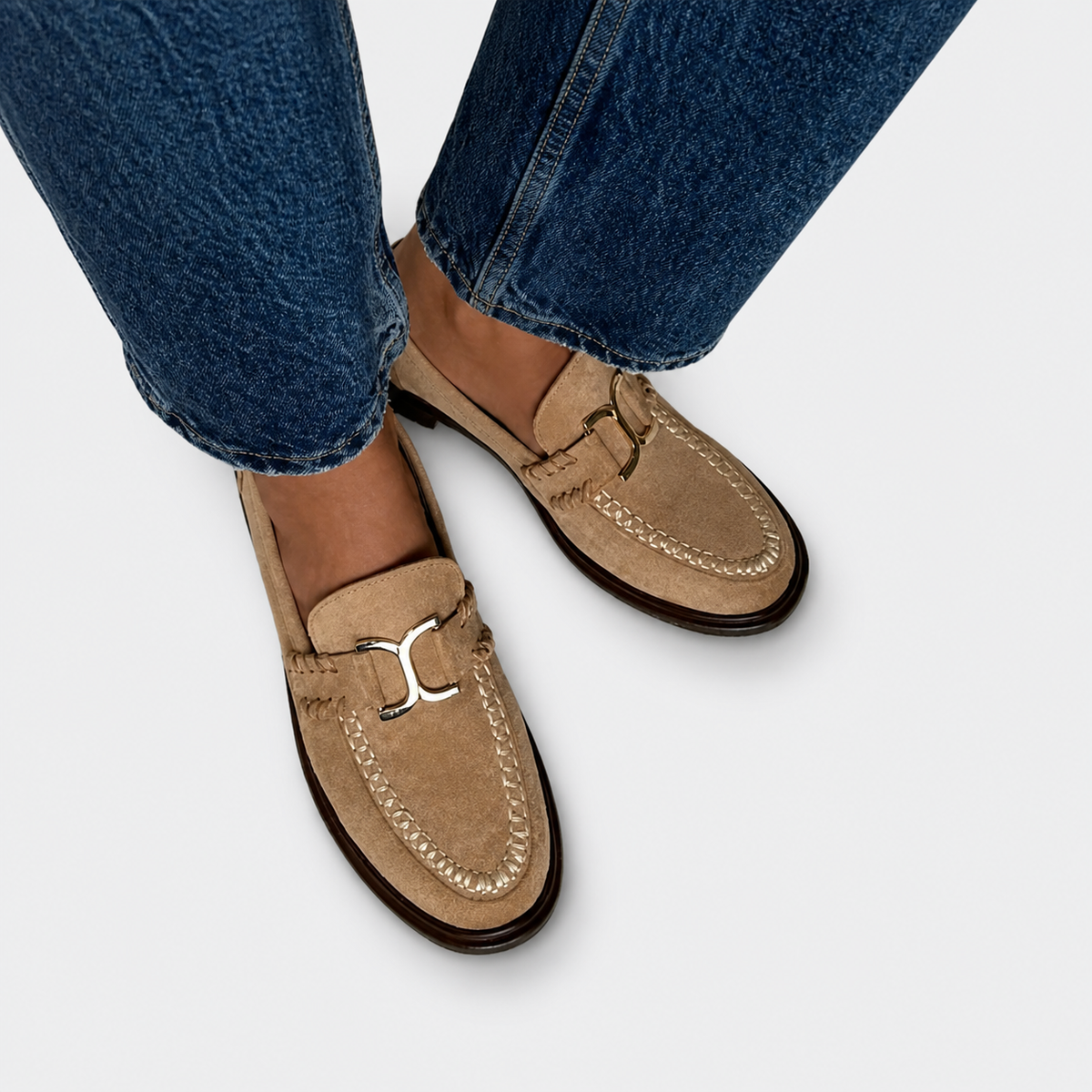 Irene | Mocassini in camoscio