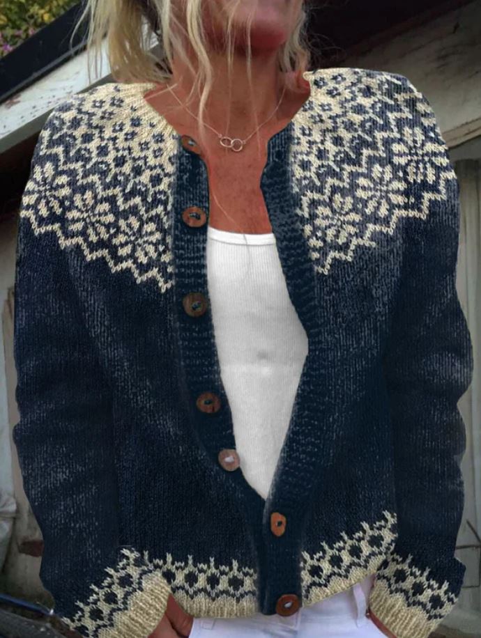Cardigan Vintage in Maglia Hadley