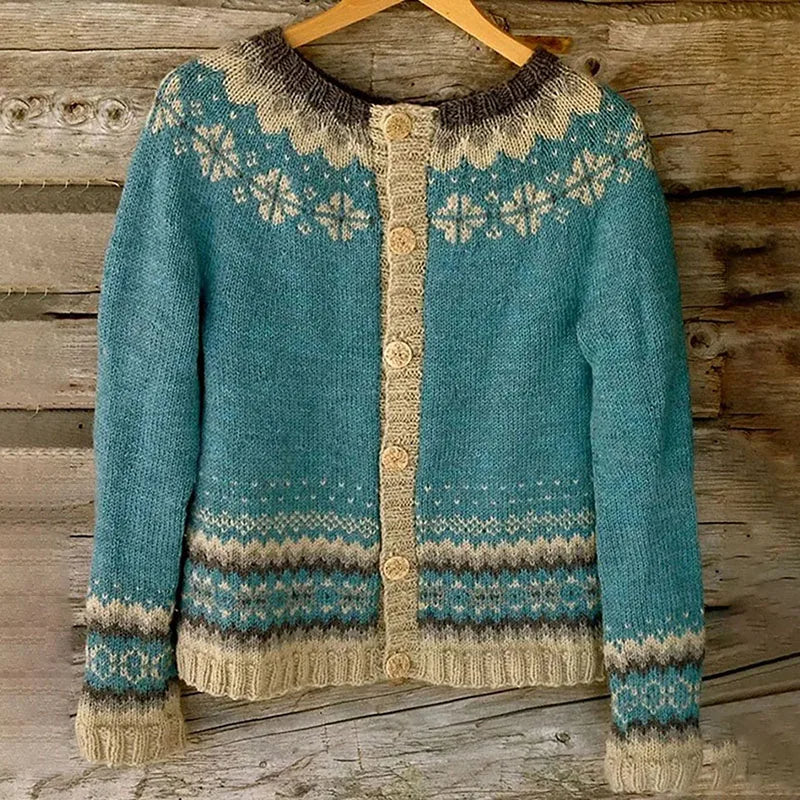 Cardigan Vintage in Maglia Allaira