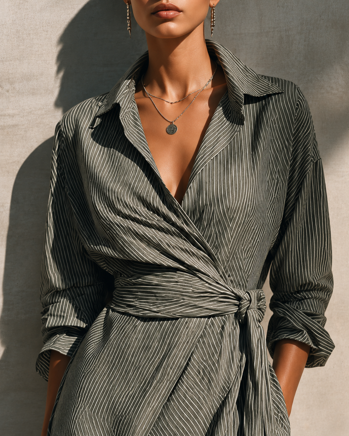 Blessie | Abito Maxi a Righe