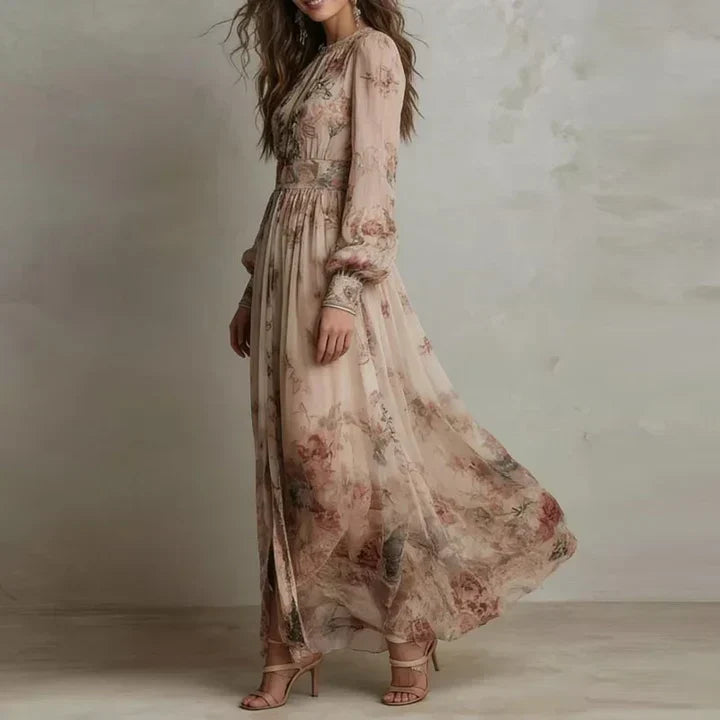 Amelie | Abito Lungo Floreale Vintage