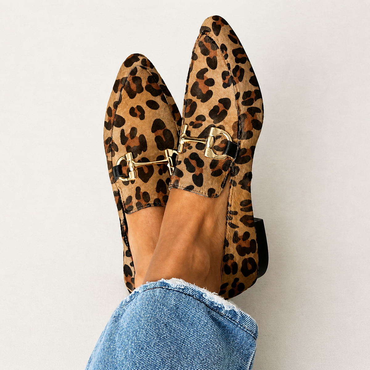 Lucia - Mocassini Eleganti Leopardo