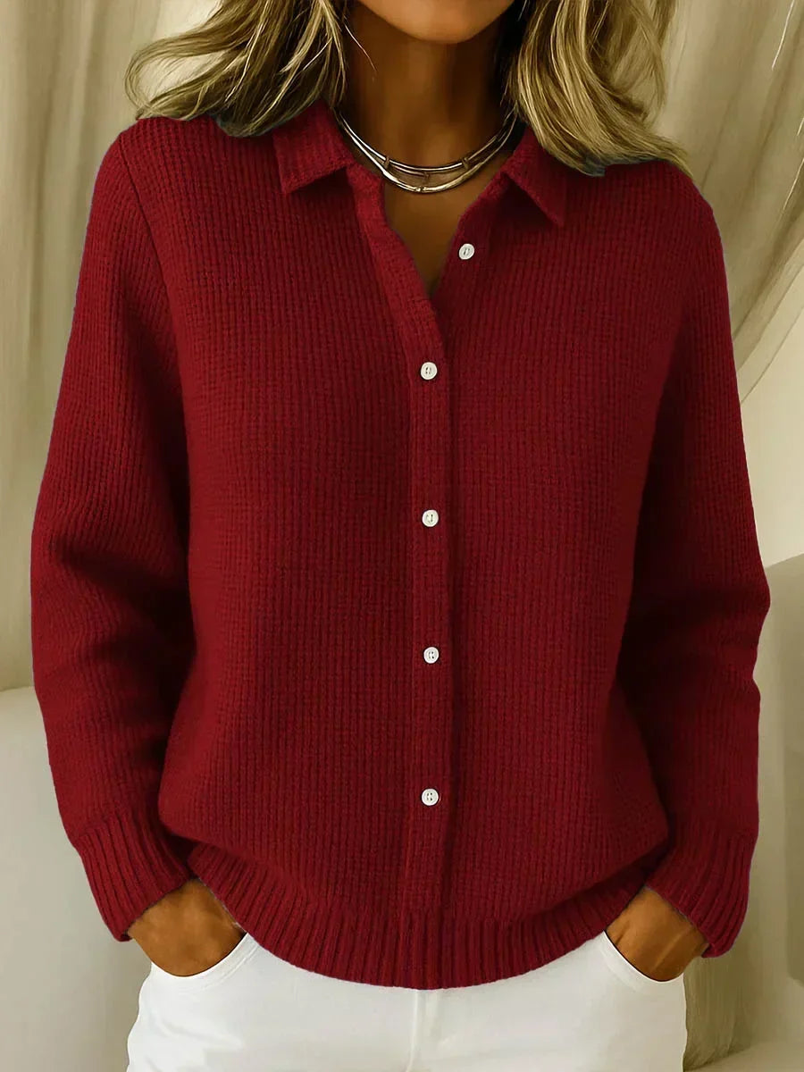 Katrina Cardigan Rosso Vino