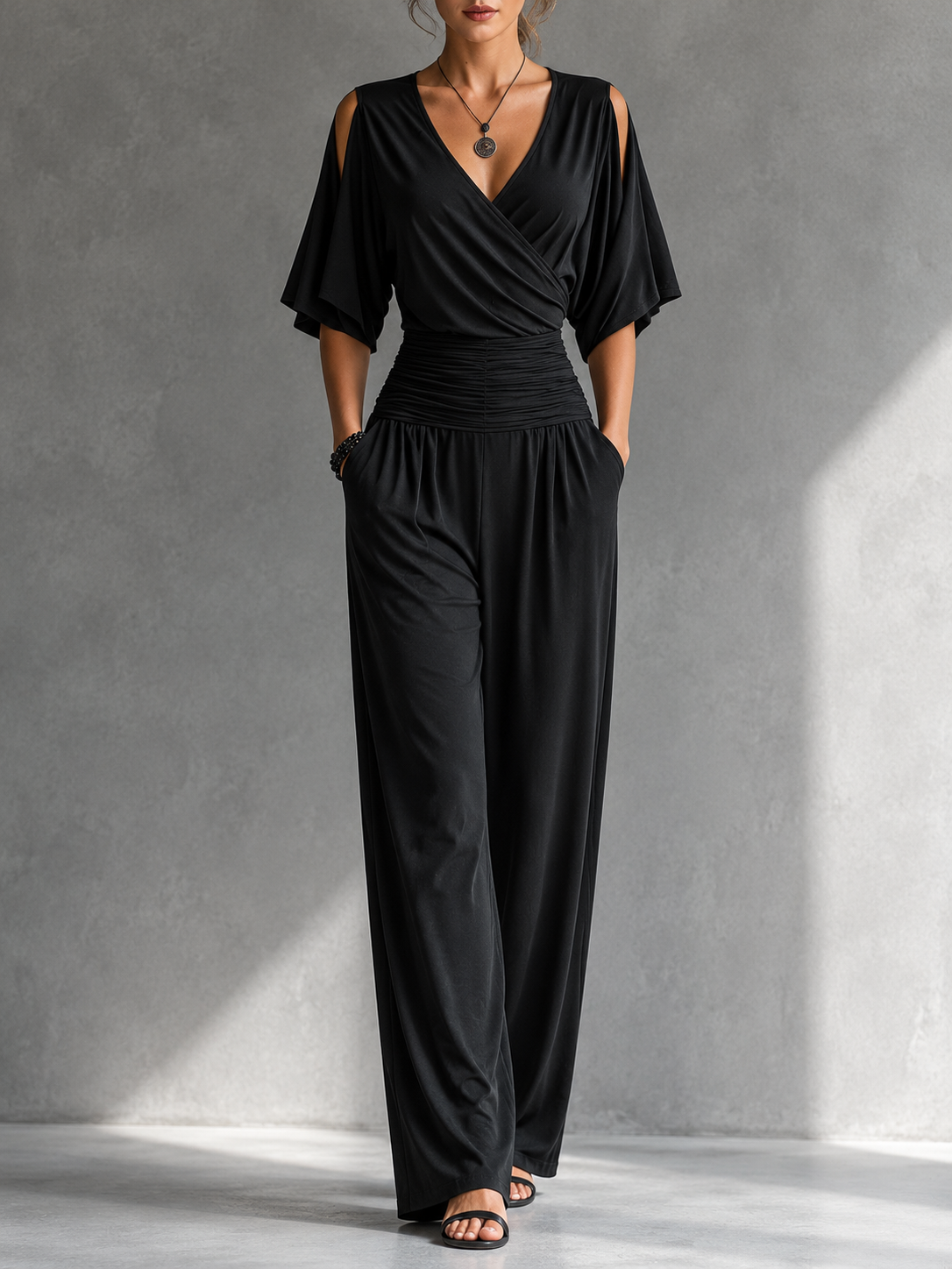 Mia - Tuta elegante nera