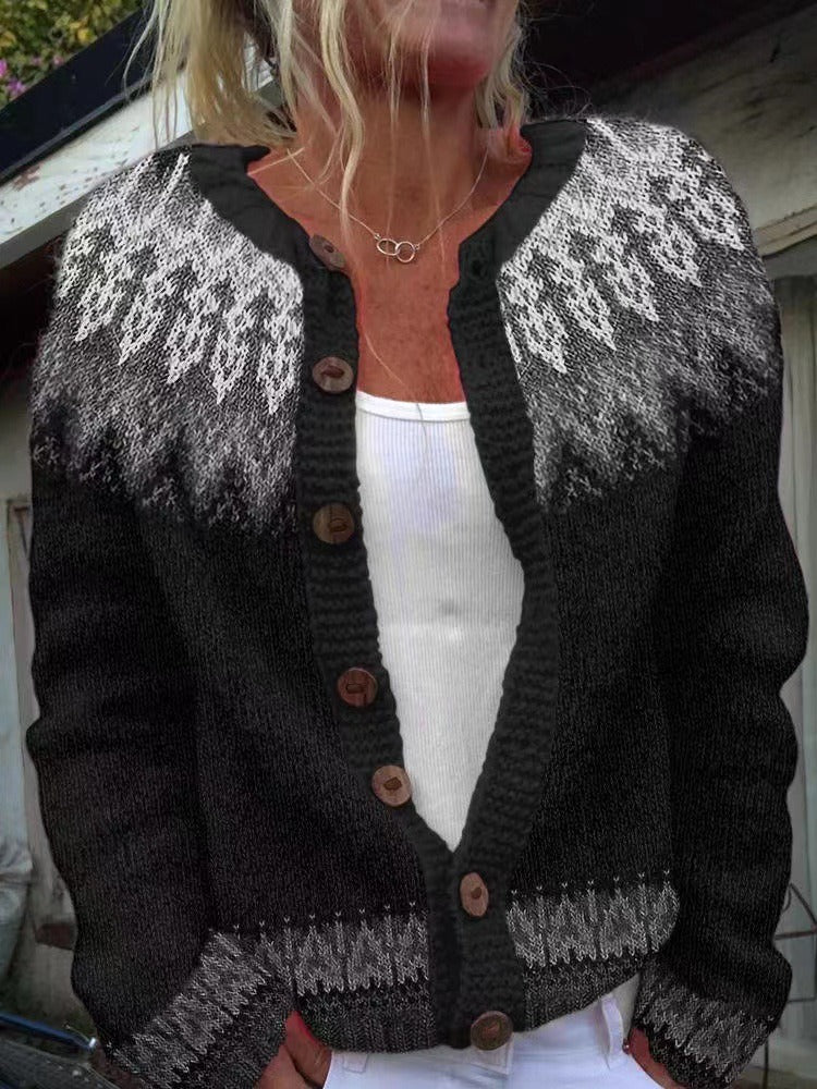 Cardigan Vintage in Maglia Nevaeh