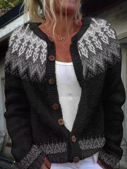 Cardigan Vintage in Maglia Nevaeh