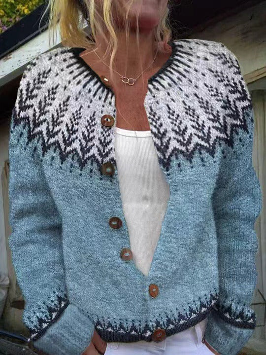 Cardigan Vintage in Maglia Clara