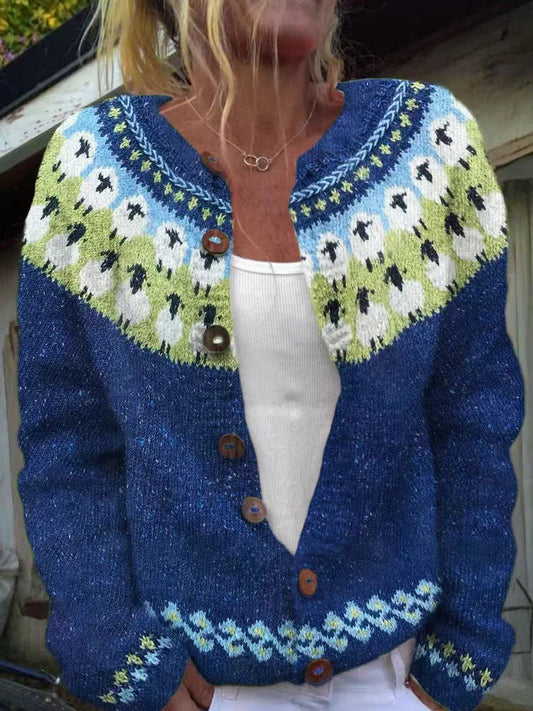 Cardigan Vintage in Maglia Sophie