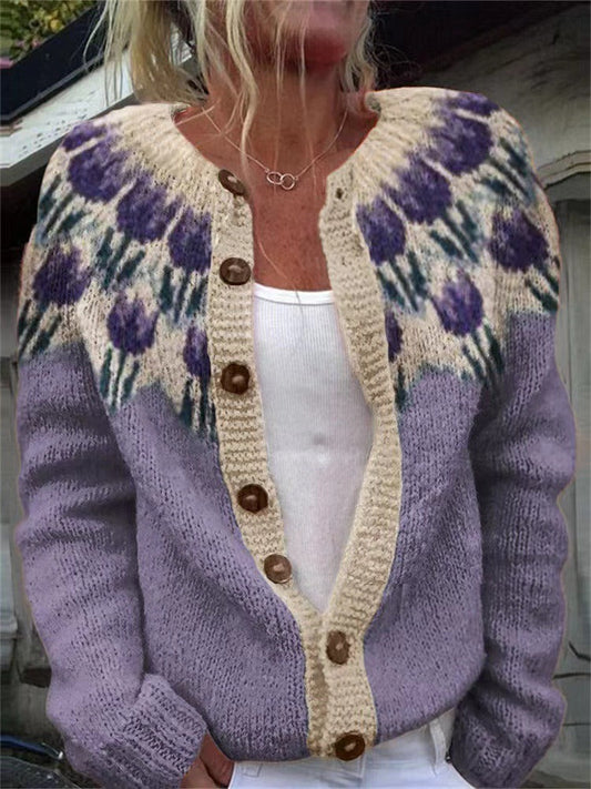 Cardigan Vintage in Maglia Josephine