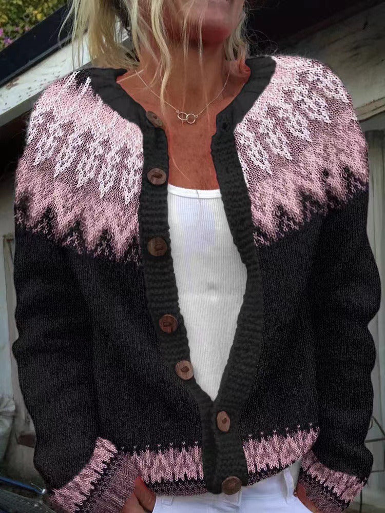 Cardigan Vintage in Maglia Lydia