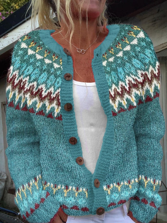 Cardigan Vintage in Maglia Serenity