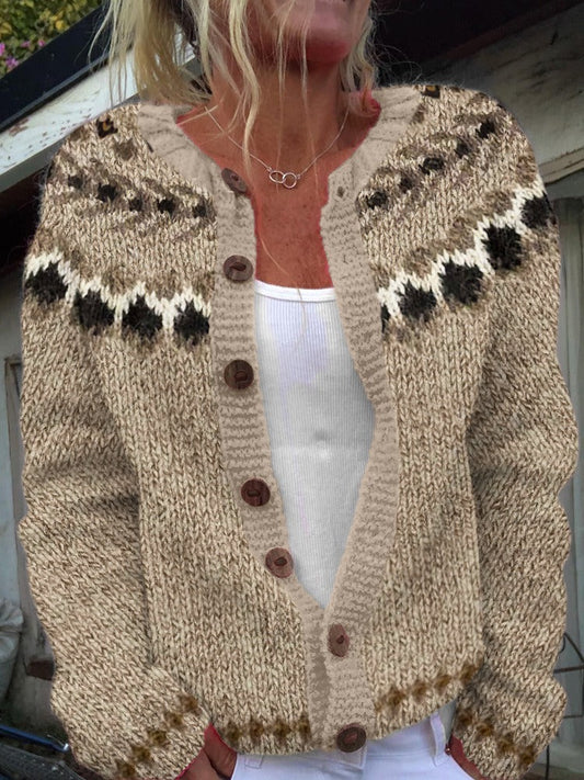 Cardigan Vintage in Maglia Aubree