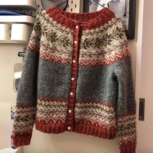 Cardigan Vintage in Maglia Atasha